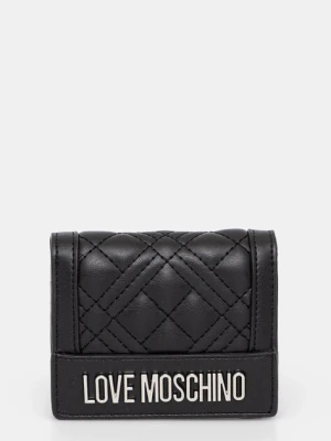 Love Moschino portfel damski kolor czarny JC5601PP0MLA000B