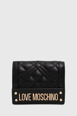 Love Moschino portfel damski kolor czarny JC5601PP1LLA0000