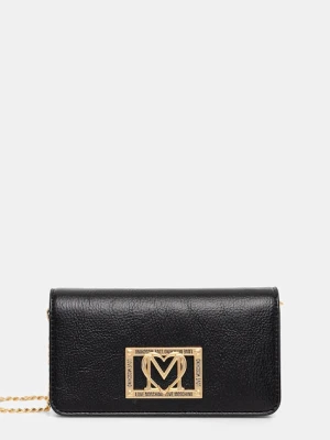 Love Moschino portfel damski kolor czarny JC5602PP1NLI0000