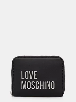 Love Moschino portfel damski kolor czarny JC5613PP1