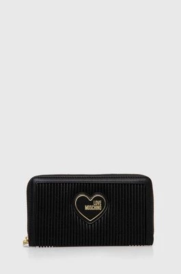 Love Moschino portfel damski kolor czarny JC5615PP1GLA1000