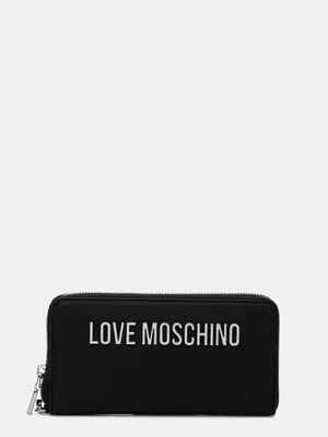 Love Moschino portfel damski kolor czarny JC5620PP1