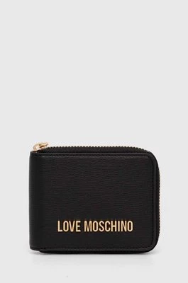 Love Moschino portfel damski kolor czarny JC5639PP1LLD0000