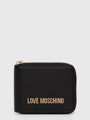 Love Moschino portfel damski kolor czarny JC5639PP1LLD0000