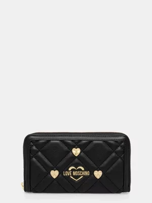 Love Moschino portfel damski kolor czarny JC5654PP1