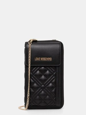 Love Moschino portfel damski kolor czarny JC5682PP0L