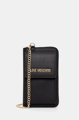 Love Moschino portfel damski kolor czarny JC5701PP0L