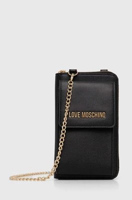 Love Moschino portfel damski kolor czarny JC5701PP1LLD0000