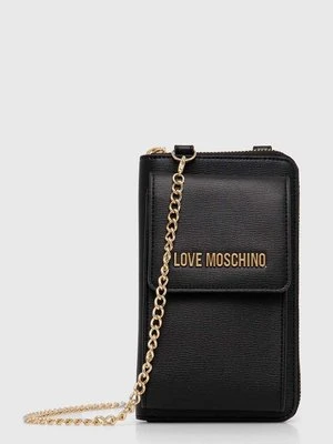 Love Moschino portfel damski kolor czarny JC5701PP1LLD0000