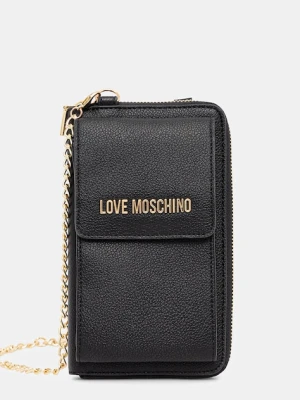Love Moschino portfel damski kolor czarny JC5701PP1NLD0000