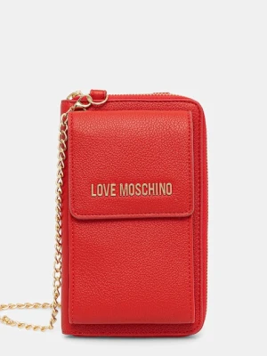 Love Moschino portfel damski kolor czerwony JC5701PP1NLD0500