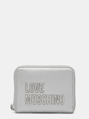 Love Moschino portfel damski kolor srebrny JC5613PP1