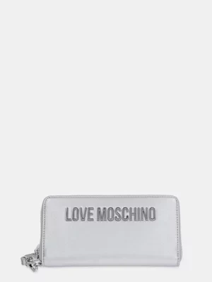 Love Moschino portfel damski kolor srebrny JC5620PP1