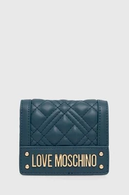 Love Moschino portfel damski kolor zielony JC5601PP1LLA0000