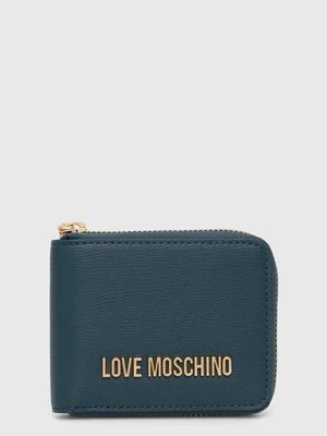 Love Moschino portfel damski kolor zielony JC5639PP1LLD0000