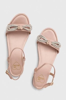Love Moschino sandały damskie kolor różowy JA16181G1IJO0601