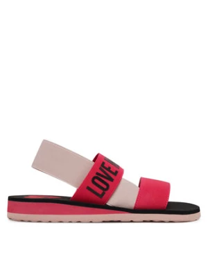 LOVE MOSCHINO Sandały JA16033G0MJN460C Różowy