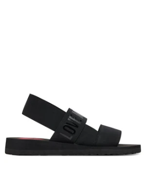 LOVE MOSCHINO Sandały JA16033G0MJN7000 Czarny