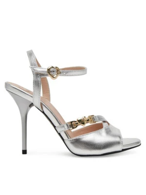 LOVE MOSCHINO Sandały JA16089G1MIF090B Srebrny