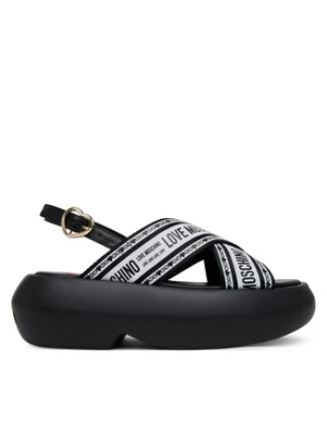 LOVE MOSCHINO Sandały JA16207I0MIX200A Czarny
