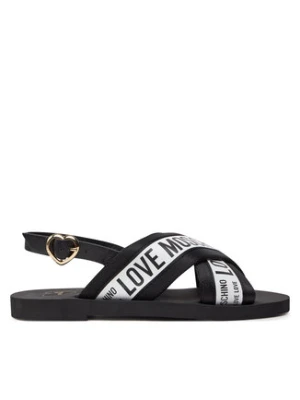 LOVE MOSCHINO Sandały JA16412G0IIX210A Czarny