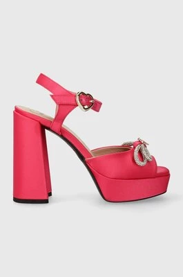 Love Moschino sandały kolor różowy JA1606CG1IJO0604