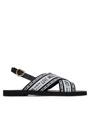 LOVE MOSCHINO Sandały San Lod Micro20 JA16142G0MIX200A Czarny
