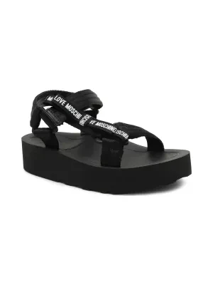 Love Moschino Sandały | z dodatkiem skóry