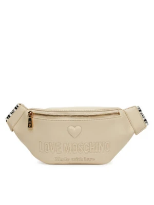 LOVE MOSCHINO Saszetka nerka JC4223PP0MKF0110 Écru