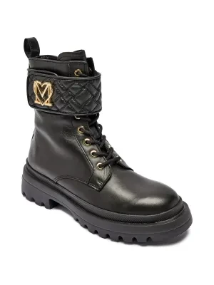Love Moschino Skórzane botki