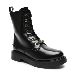 Love Moschino Skórzane botki CITY40