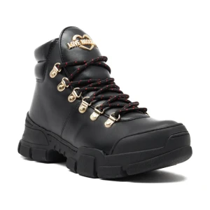 Love Moschino Skórzane buty trekkingowe