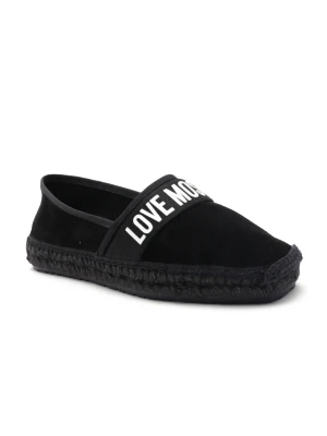 Love Moschino Skórzane espadryle