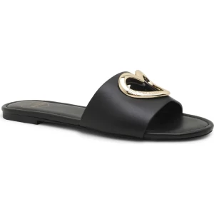 Love Moschino Skórzane klapki