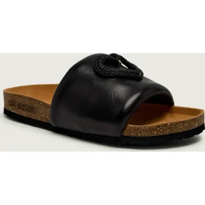 Love Moschino Skórzane klapki