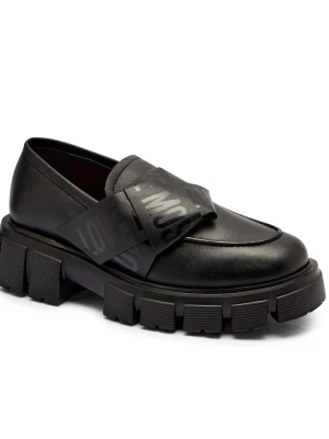 Love Moschino Skórzane loafersy