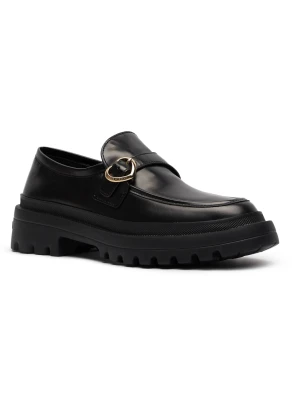 Love Moschino Skórzane loafersy