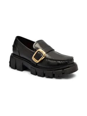 Love Moschino Skórzane loafersy SCARPAD