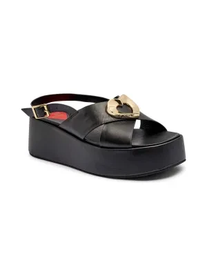 Love Moschino Skórzane sandały DAYDREAM70 O