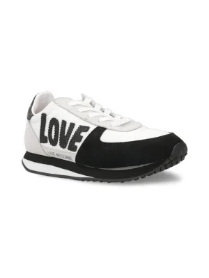 Love Moschino Skórzane sneakersy