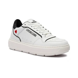Love Moschino Skórzane sneakersy