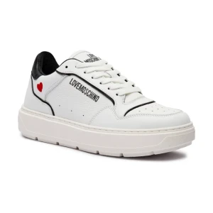 Love Moschino Skórzane sneakersy