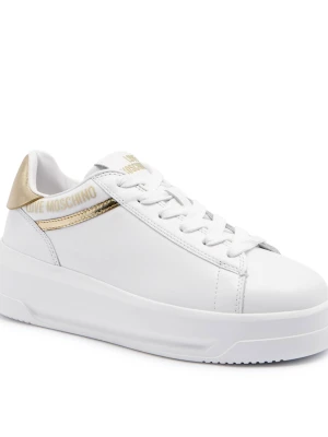 Love Moschino Skórzane sneakersy
