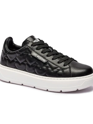 Love Moschino Skórzane sneakersy
