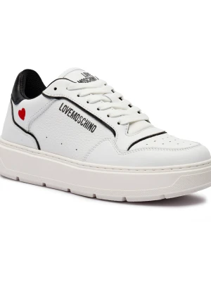 Love Moschino Skórzane sneakersy