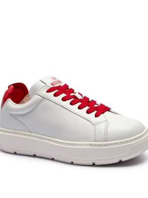 Love Moschino Skórzane sneakersy BOLD40