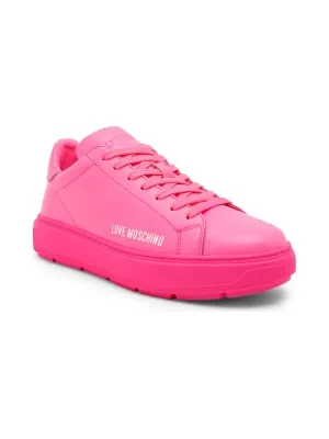 Love Moschino Skórzane trampki