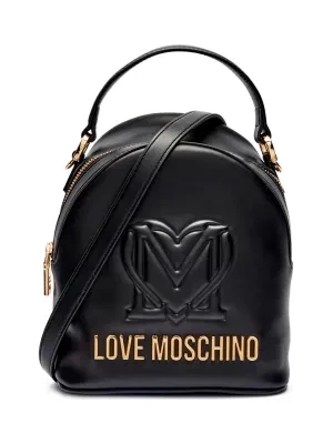 Love Moschino Skórzany plecak/torebka