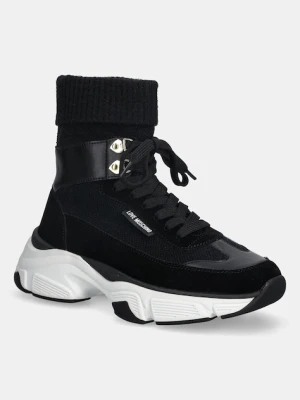 Love Moschino sneakersy damskie kolor czarny JA15366G0NIY600A