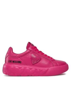 LOVE MOSCHINO Sneakersy JA15014G1IIA0604 Różowy